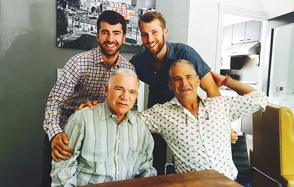 Bob And Donny Friend (Front Row) with Donny’s Sons, Jason And Benji (Back Row)