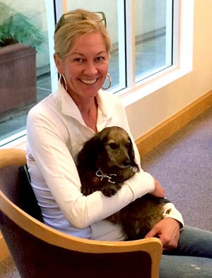 Canine Corps Volunteers Lindsay Joost and Luna