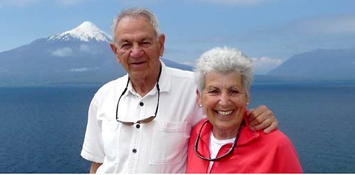 Zoe Schwartz with her husband Stephen