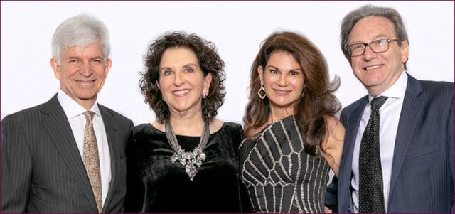 The Rayants lead the JFCS' new Center for Children and Youth.  (from left to right) Gary Rayant, Dr. Anita Friedman, Kathy-Fields Rayant, and Igor Tartakovsky