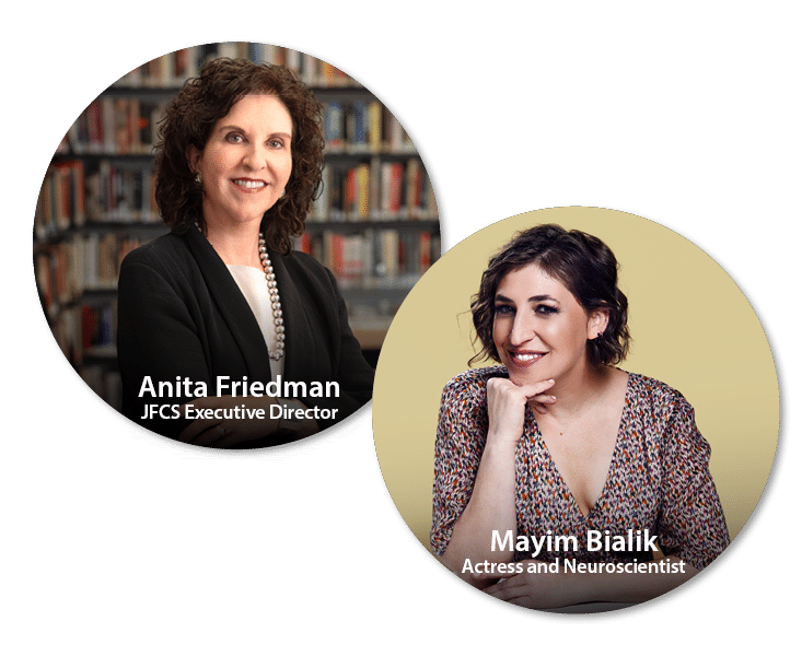 Dr. Anita Friedman and Mayim Bialik, PhD