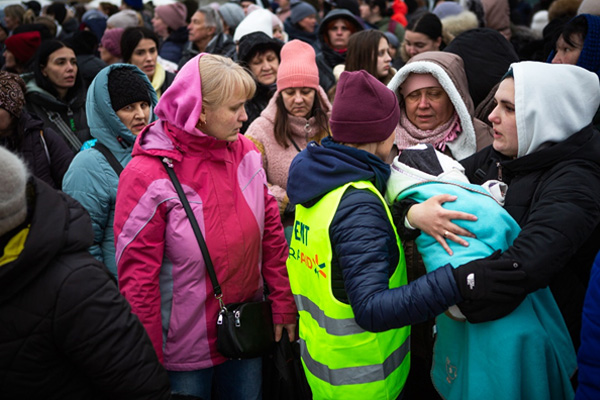 IsraAID’s emergency medical team is busy at Palanca, where thousands of Ukrainians cross into Moldova every day before continuing their journey.