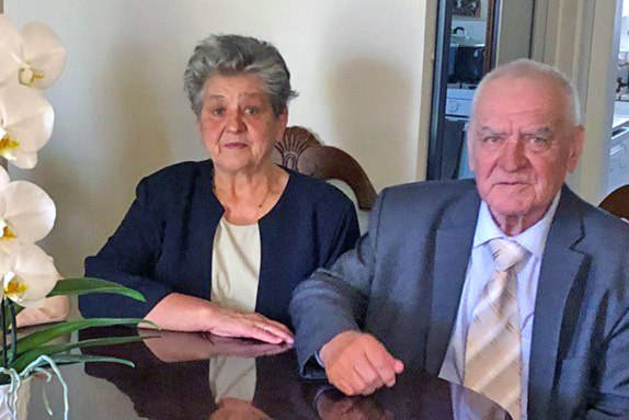 Anatolli and Mariia feel safe and comfortable now in their Bay Area apartment. In this painful time, the warm welcome of our community has been a reminder of the kindness in the world. (Photo courtesy of the family.)