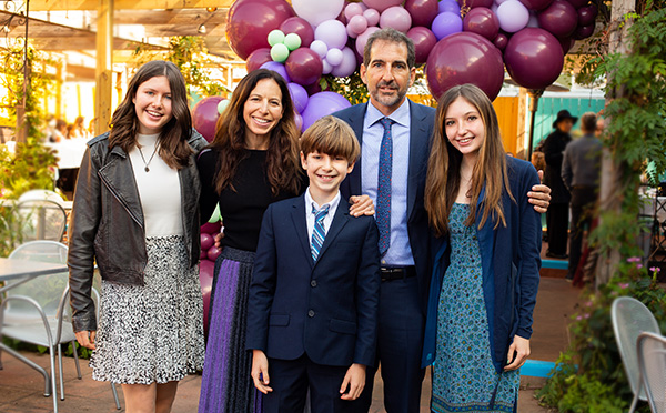 Tania Albukerk and her family in San Francisco.