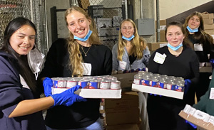 food bank volunteers