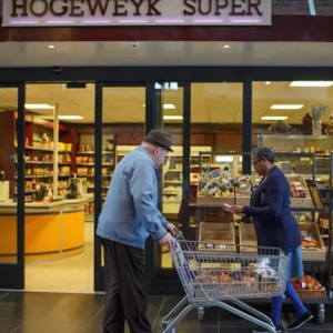 Seniors shopping at store