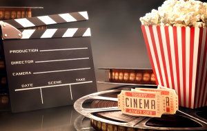 popcorn and movie items