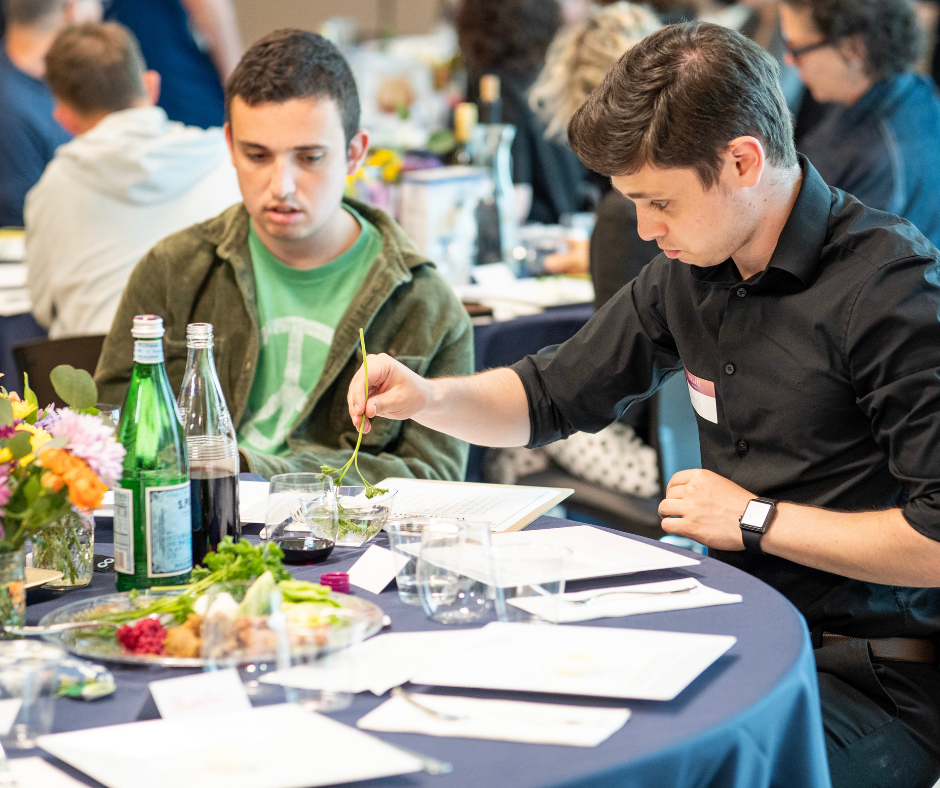 People participating in Shupin Passover Seder