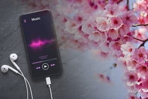 ipod and flowers