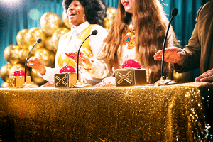 people on a gameshow